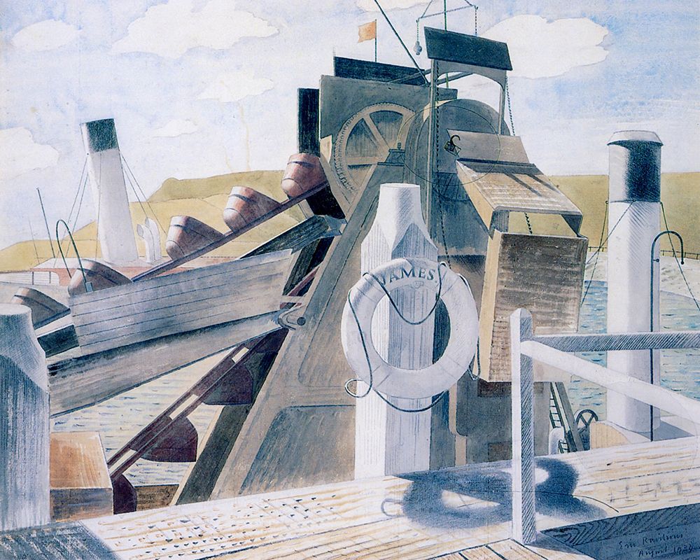 The James and The Foremost Prince 1934 art print by Eric Ravilious for $57.95 CAD