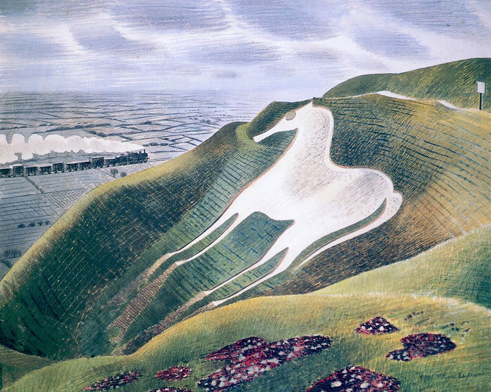 The Westbury Horse 1939 art print by Eric Ravilious for $57.95 CAD