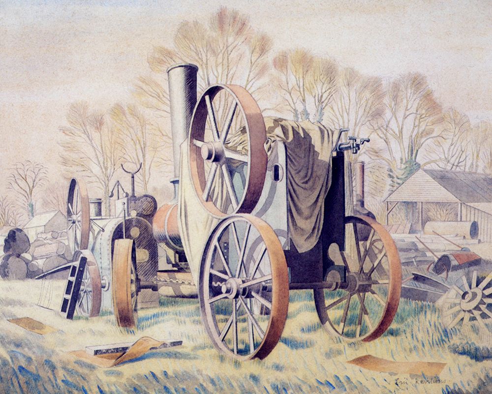 Tractor 1933 art print by Eric Ravilious for $57.95 CAD