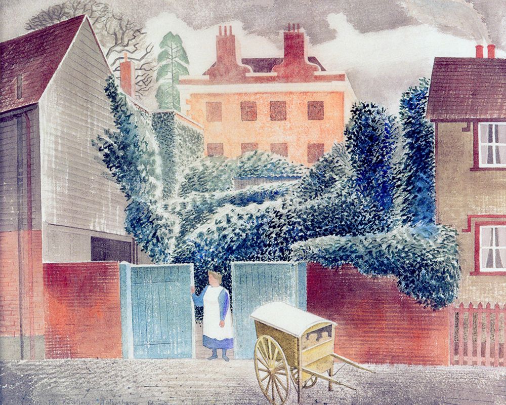 Vicarage 1935 art print by Eric Ravilious for $57.95 CAD