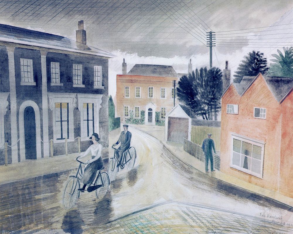 Village Street 1936 art print by Eric Ravilious for $57.95 CAD