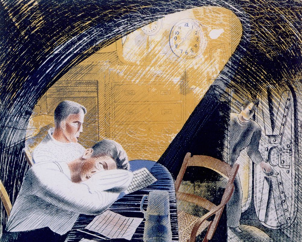 Ward Room No 1 1940 art print by Eric Ravilious for $57.95 CAD