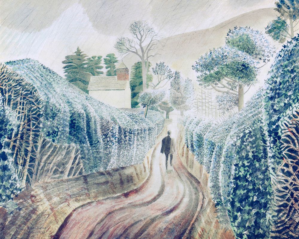 Wet Afternoon 1938 art print by Eric Ravilious for $57.95 CAD