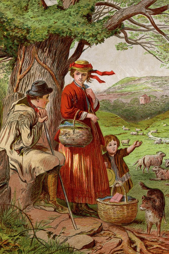 1869 vol. 25 - Good morning to the shepherd art print by London Almanack for $57.95 CAD