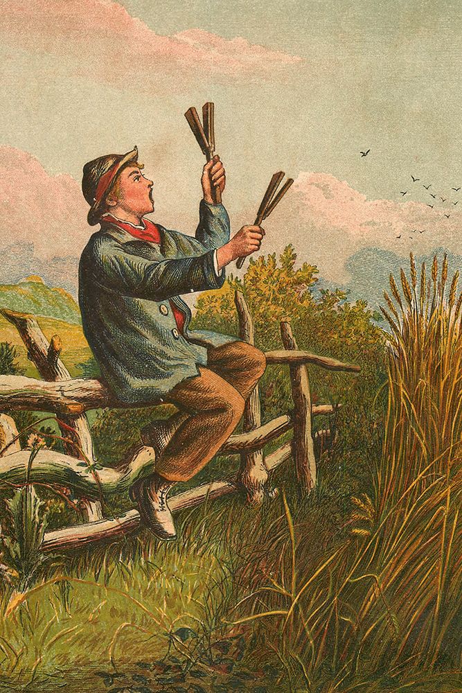 1871 vol. 27 - Crow-scaring art print by London Almanack for $57.95 CAD