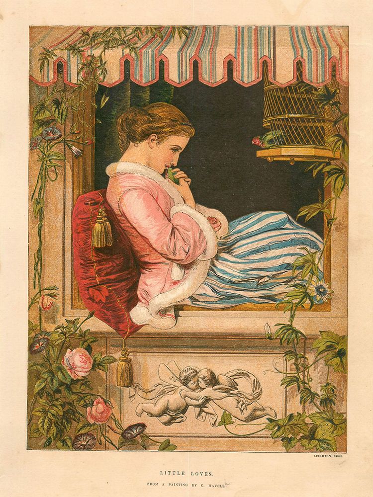 1874 vol. 30 - Little Loves art print by London Almanack for $57.95 CAD