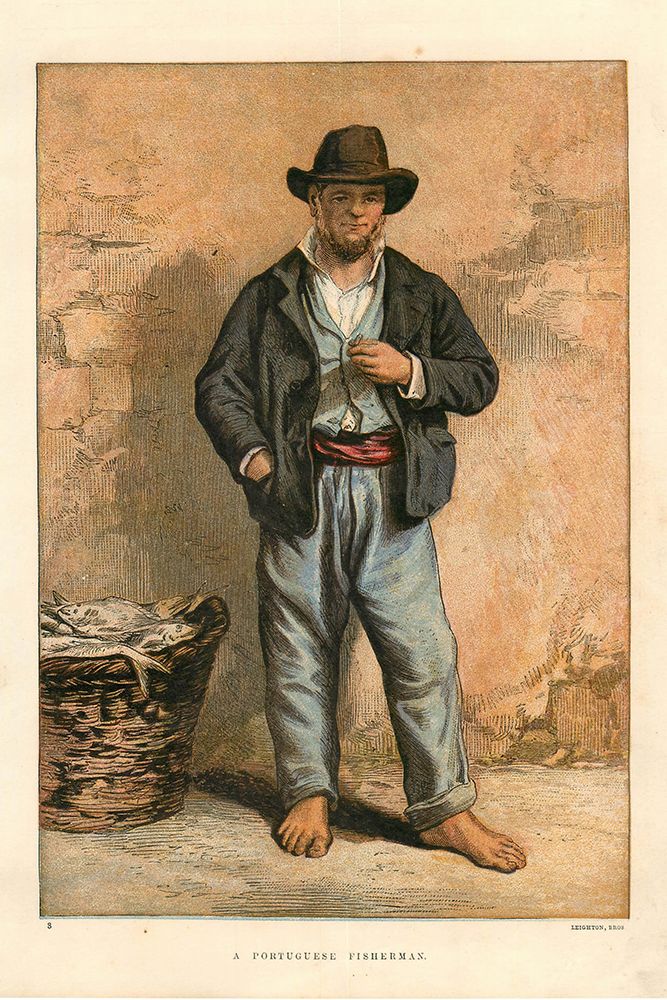 1875 vol.31 - Portuguese fisherman art print by London Almanack for $57.95 CAD