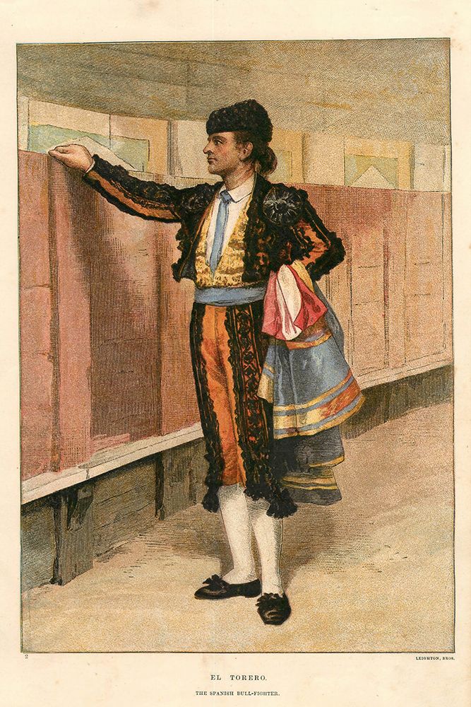 1875 vol.31 - Spanish bull-fighter art print by London Almanack for $57.95 CAD