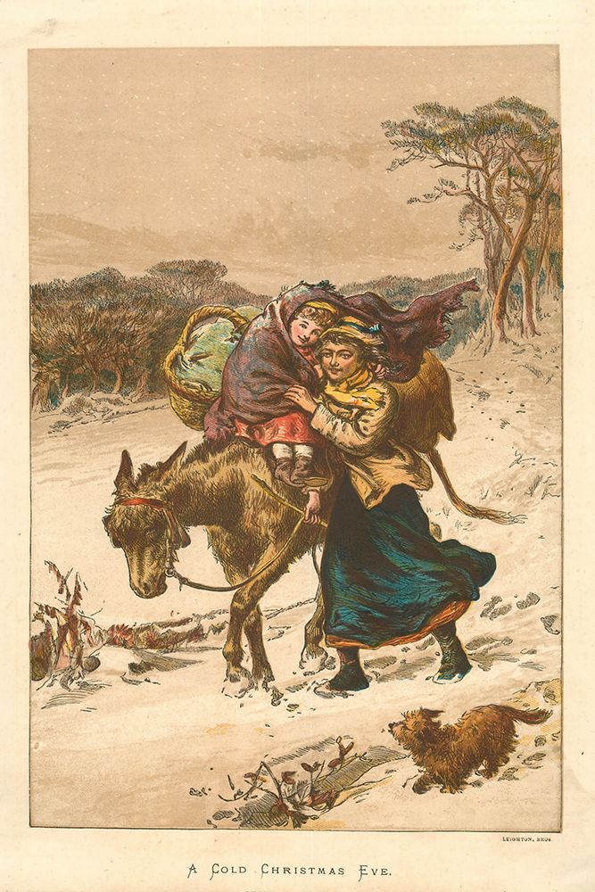 1878 vol. 34 - A cold Christmas eve art print by London Almanack for $57.95 CAD
