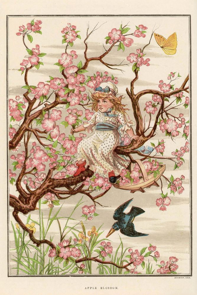 1882 vol. 38 - Apple Blossom art print by London Almanack for $57.95 CAD