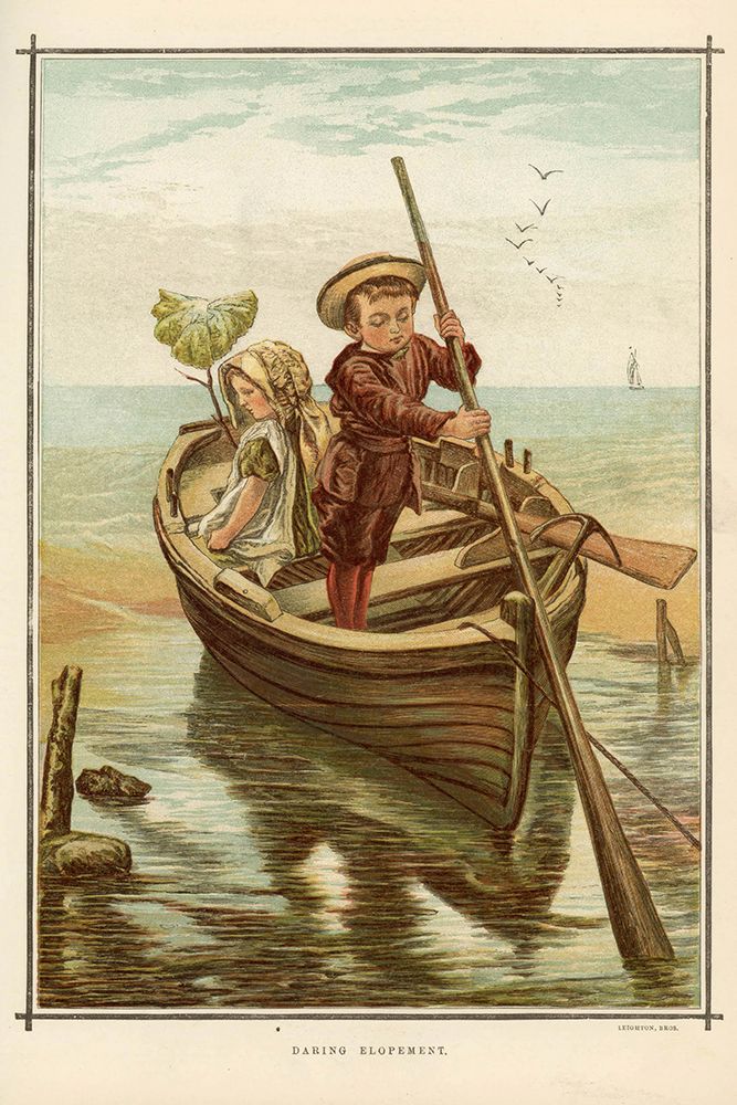 1882 vol. 38 - Daring Elopement art print by London Almanack for $57.95 CAD