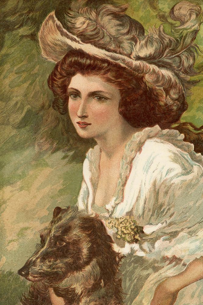 1882 vol. 38 - Lady with dog art print by London Almanack for $57.95 CAD