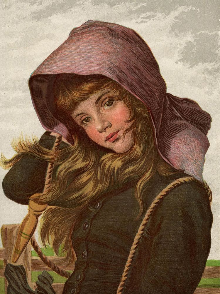 1884 vol. 40 - Girl with skipping rope art print by London Almanack for $57.95 CAD