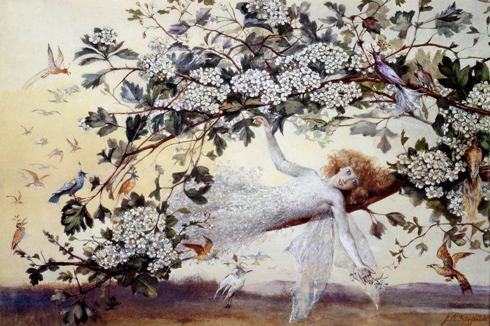 Ariel ca 1858 art print by John Anster Fitzgerald for $57.95 CAD