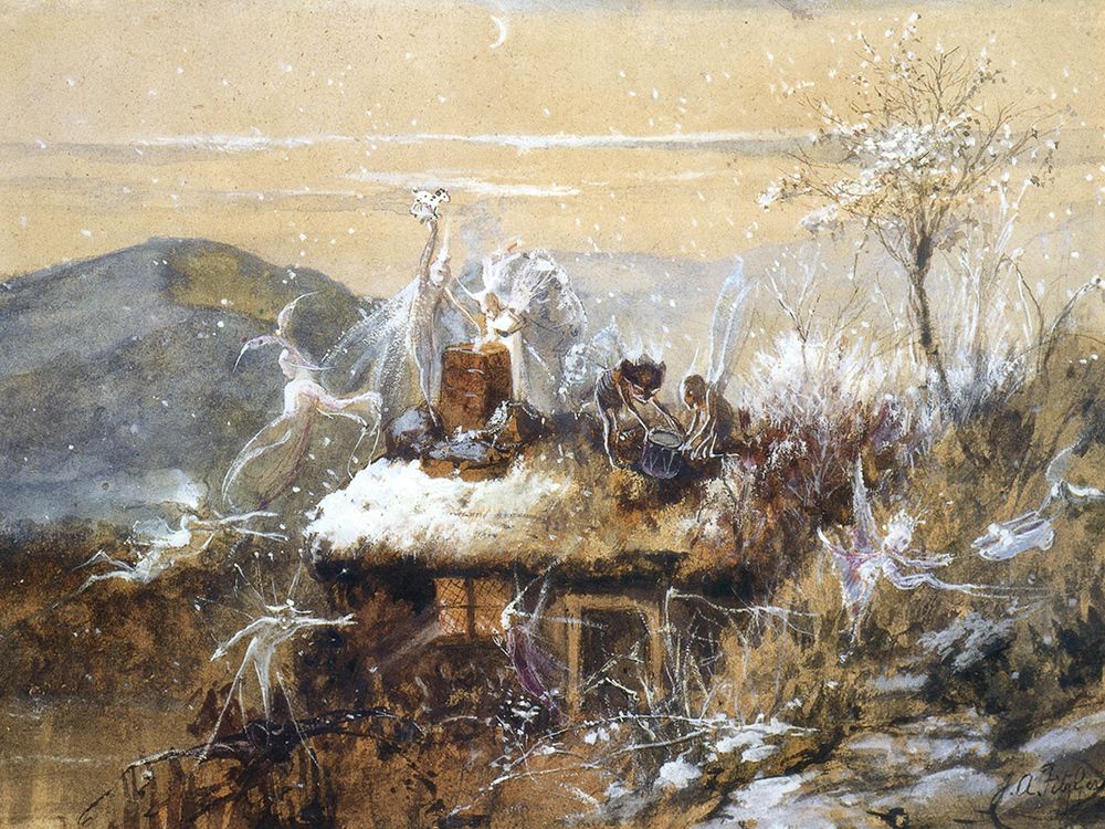 Christmas Eve art print by John Anster Fitzgerald for $57.95 CAD
