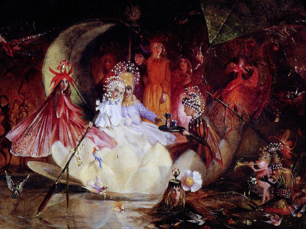 The Fairies Barque 1860 art print by John Anster Fitzgerald for $57.95 CAD