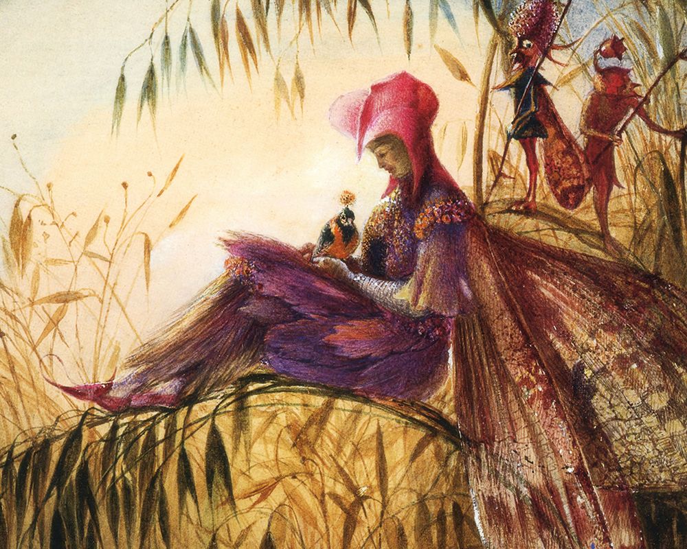 The Fairy Falconer art print by John Anster Fitzgerald for $57.95 CAD