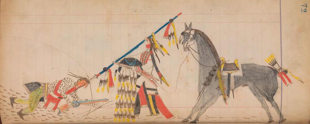 Southern and Northern Cheyenne Ledger 72 art print by The Maffet Ledger for $57.95 CAD
