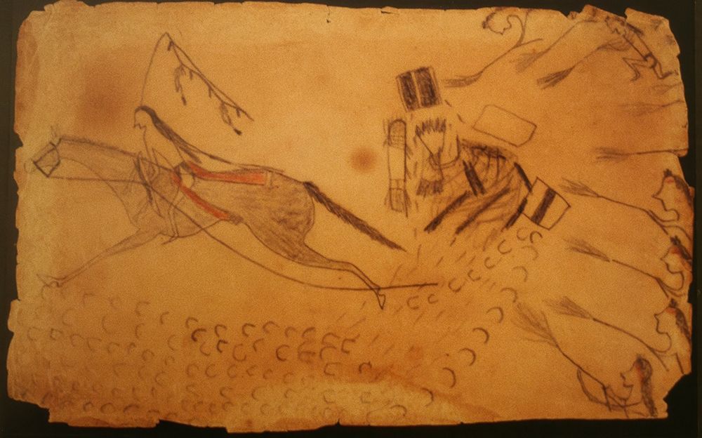 Native American Ledger Drawings page 2 art print by Ledger Book Art for $57.95 CAD