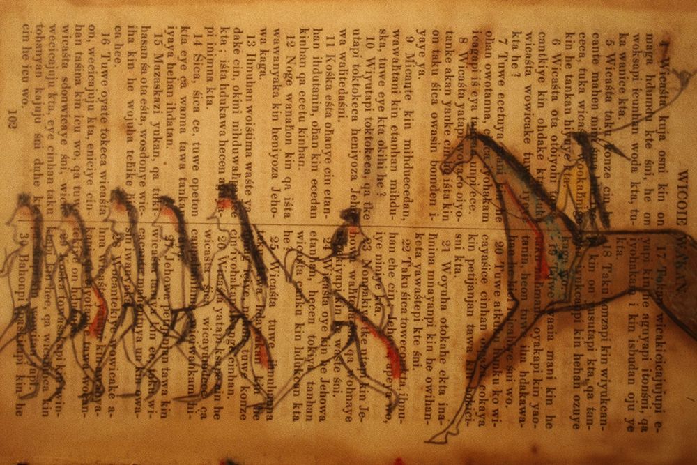 Native American Ledger Drawings page 4 art print by Ledger Book Art for $57.95 CAD