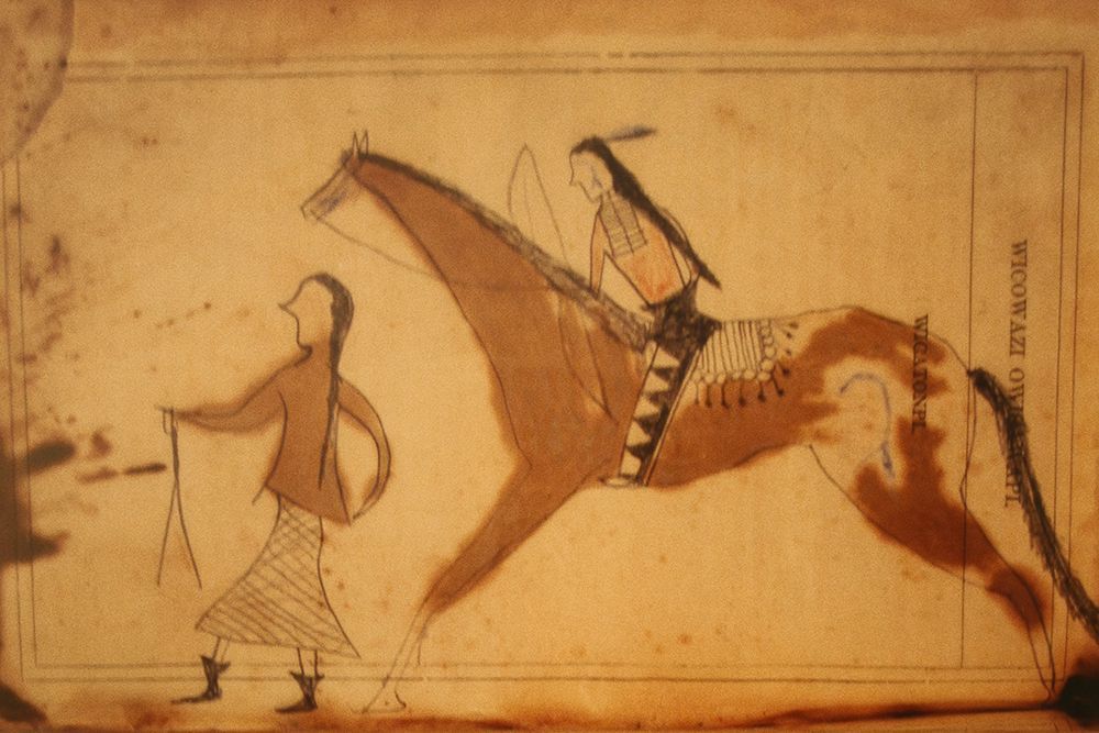 Native American Ledger Drawings page 5 art print by Ledger Book Art for $57.95 CAD