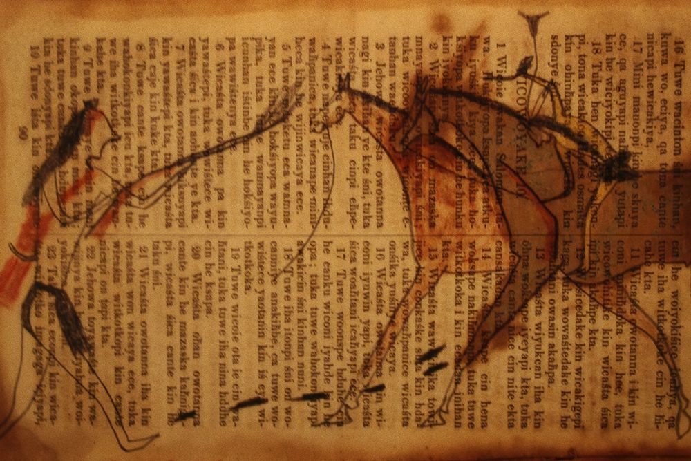 Native American Ledger Drawings page 6 art print by Ledger Book Art for $57.95 CAD