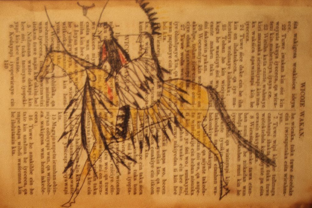 Native American Ledger Drawings page 7 art print by Ledger Book Art for $57.95 CAD