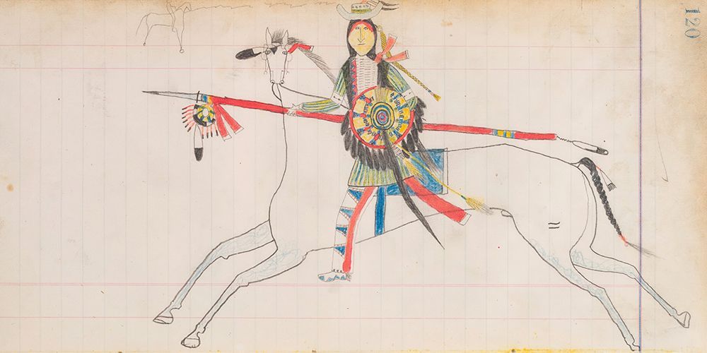 A Southern Arapaho art print by Henderson Ledger Artist A for $57.95 CAD