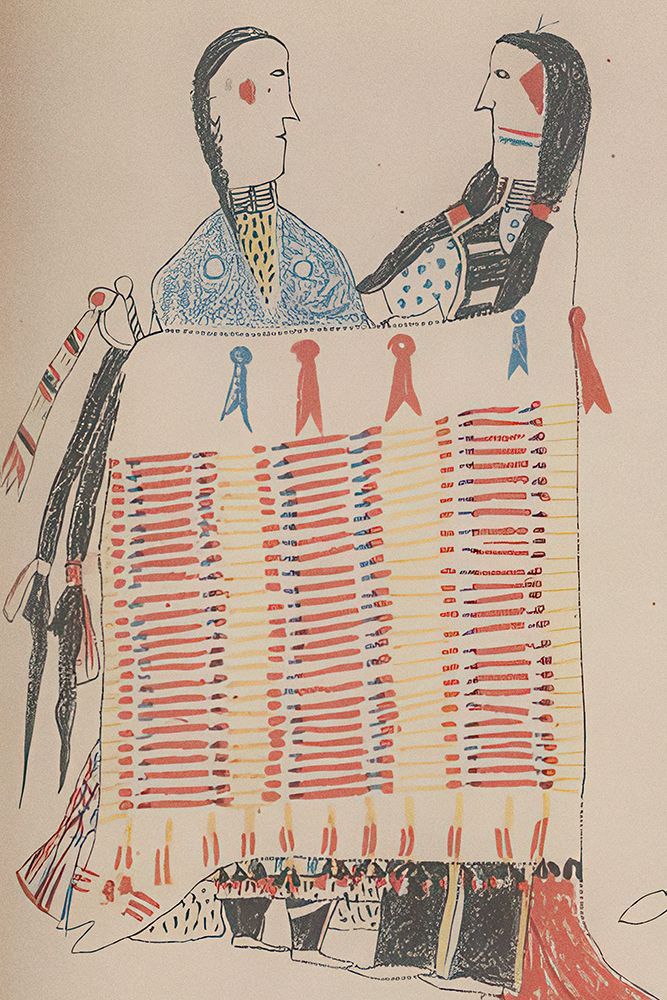 Cheyenne Indian Courting Scene 1 art print by Big Back for $57.95 CAD