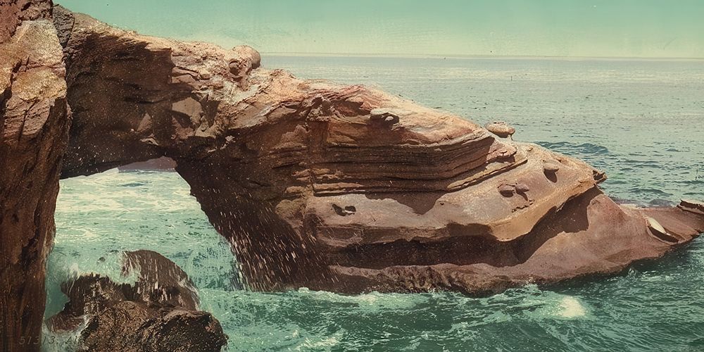 California - Alligator Head La Jolla Ca 1898 art print by Vintage Photochrom United States for $57.95 CAD
