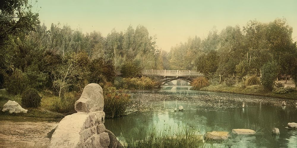 California - East Side Park Los Angeles Ca 1898 art print by Vintage Photochrom United States for $57.95 CAD