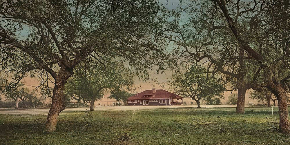 California - the Country Club Pasadena Ca 1898 art print by Vintage Photochrom United States for $57.95 CAD