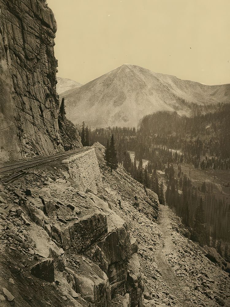 Colorado - Alpine Pass Ca 1898 art print by Vintage Photochrom United States for $57.95 CAD