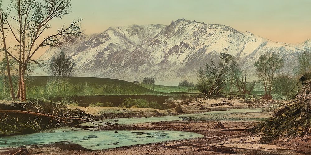 Colorado - Cheyenne Mountain Ca 1898 (2) art print by Vintage Photochrom United States for $57.95 CAD