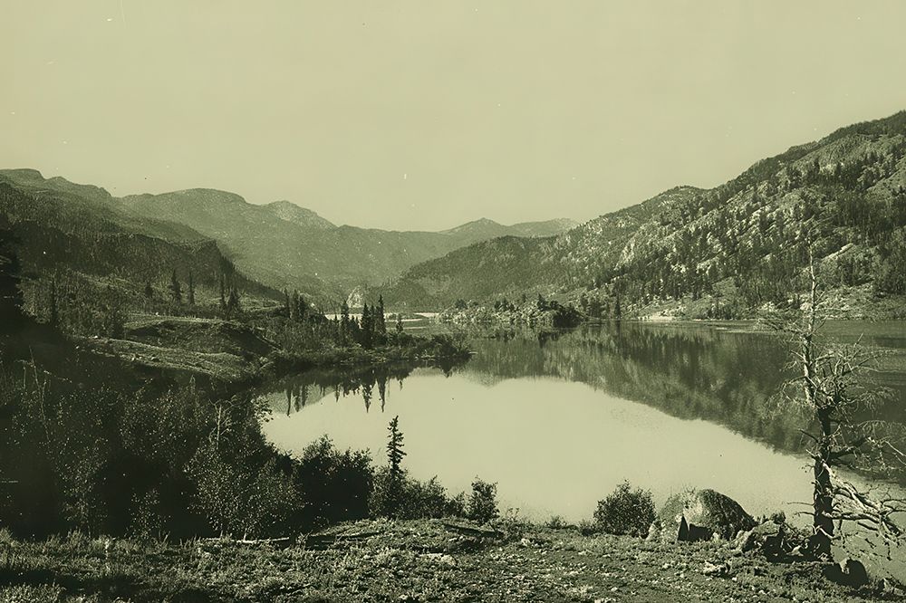 Colorado - Lake San Cristoval Ca 1898 (2) art print by Vintage Photochrom United States for $57.95 CAD