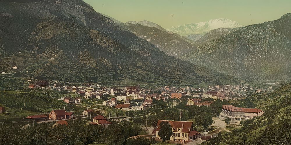Colorado - Manitou Ca 1898 art print by Vintage Photochrom United States for $57.95 CAD