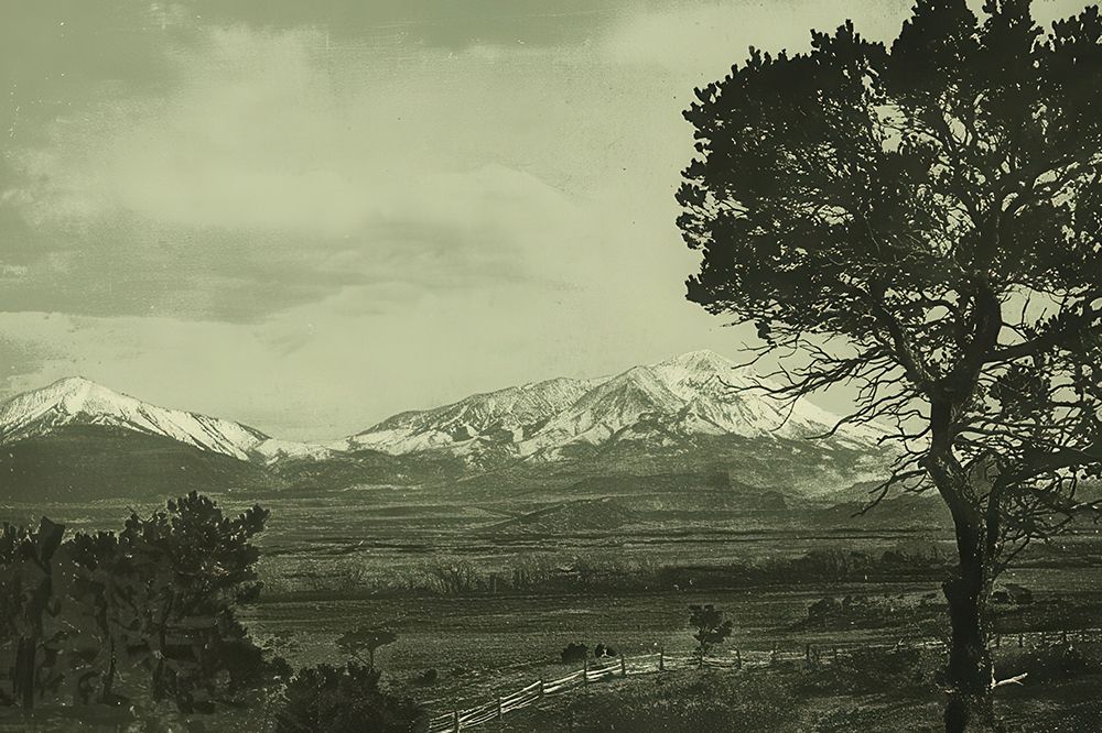 Colorado - Spanish Peaks Ca 1898 art print by Vintage Photochrom United States for $57.95 CAD