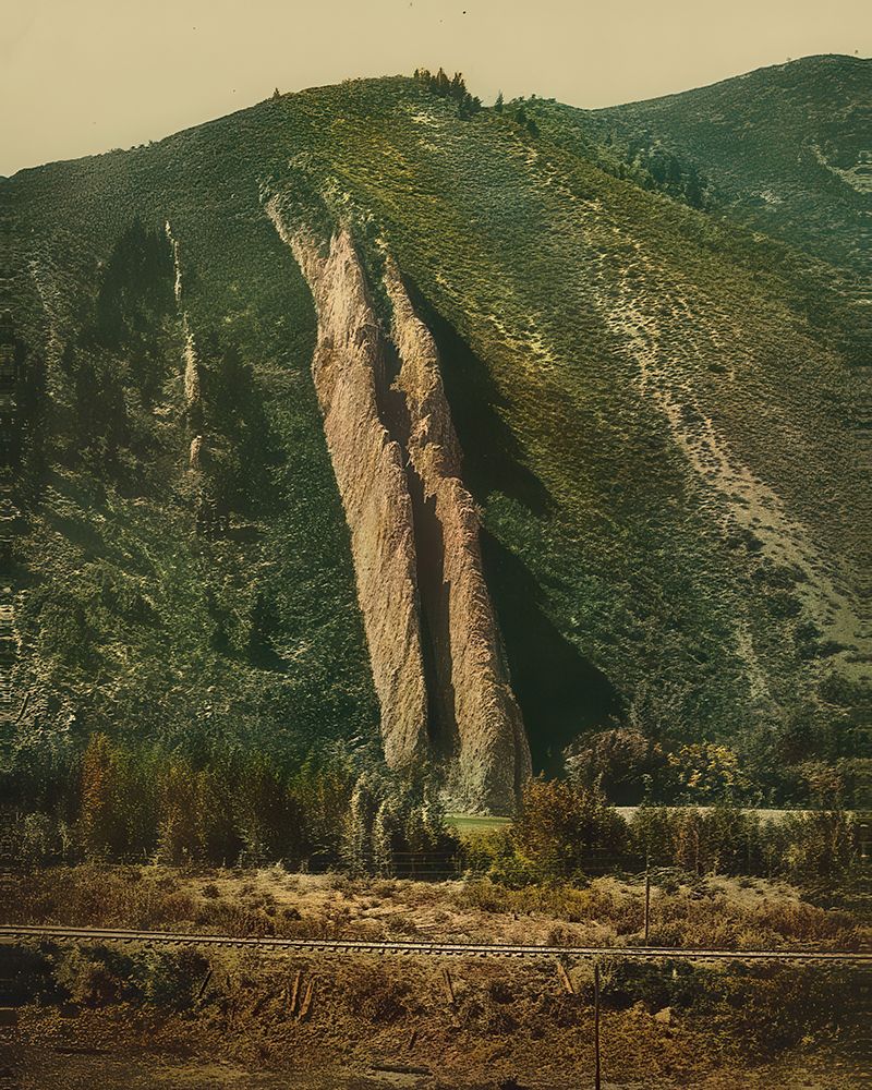 Colorado - the Devils Slide Ca 1898 art print by Vintage Photochrom United States for $57.95 CAD