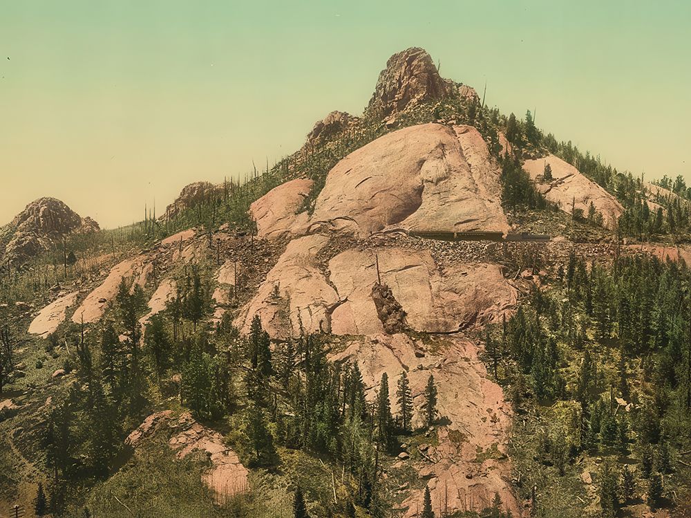 Colorado - the Devils Slide Ca 1901 art print by Vintage Photochrom United States for $57.95 CAD