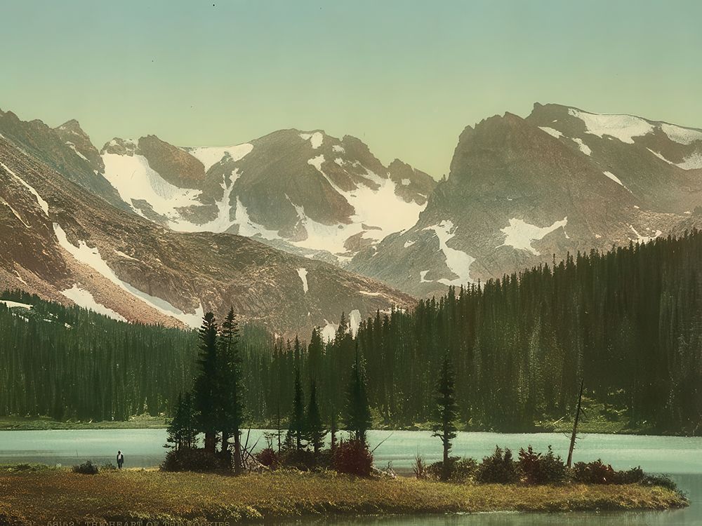 Colorado - the Heart of the Rockies Ca 1901 art print by Vintage Photochrom United States for $57.95 CAD