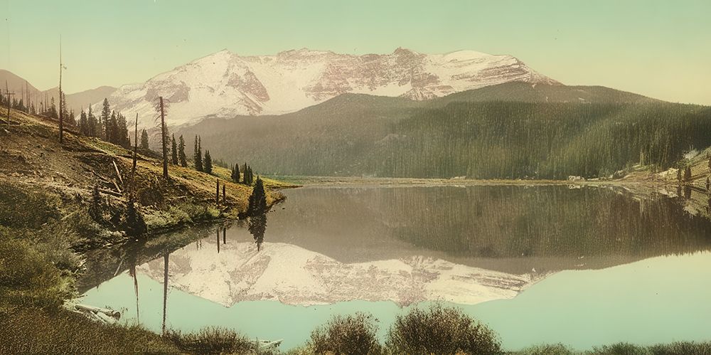 Colorado - Trout Lake Ca 1898 art print by Vintage Photochrom United States for $57.95 CAD