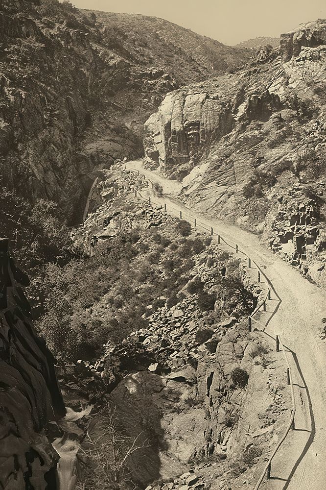 Colorado - Ute Pass Ca 1898 art print by Vintage Photochrom United States for $57.95 CAD