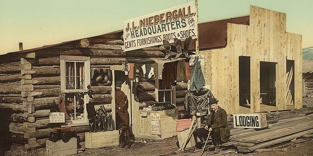 Colorado a Pioneer Merchant Ca 1898 art print by Vintage Photochrom United States for $57.95 CAD