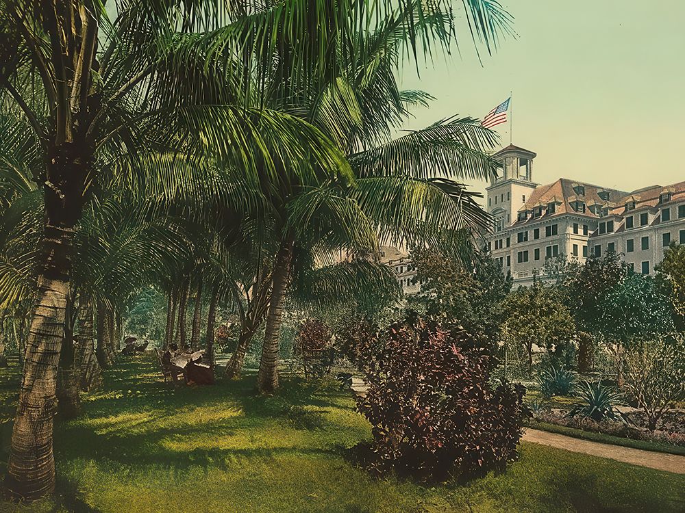 Florida - the Royal Ponciana Lake Worth Ca 1898 art print by Vintage Photochrom United States for $57.95 CAD
