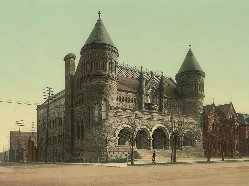 Michigan - Detroit Museum of Art Ca 1898 art print by Vintage Photochrom United States for $57.95 CAD