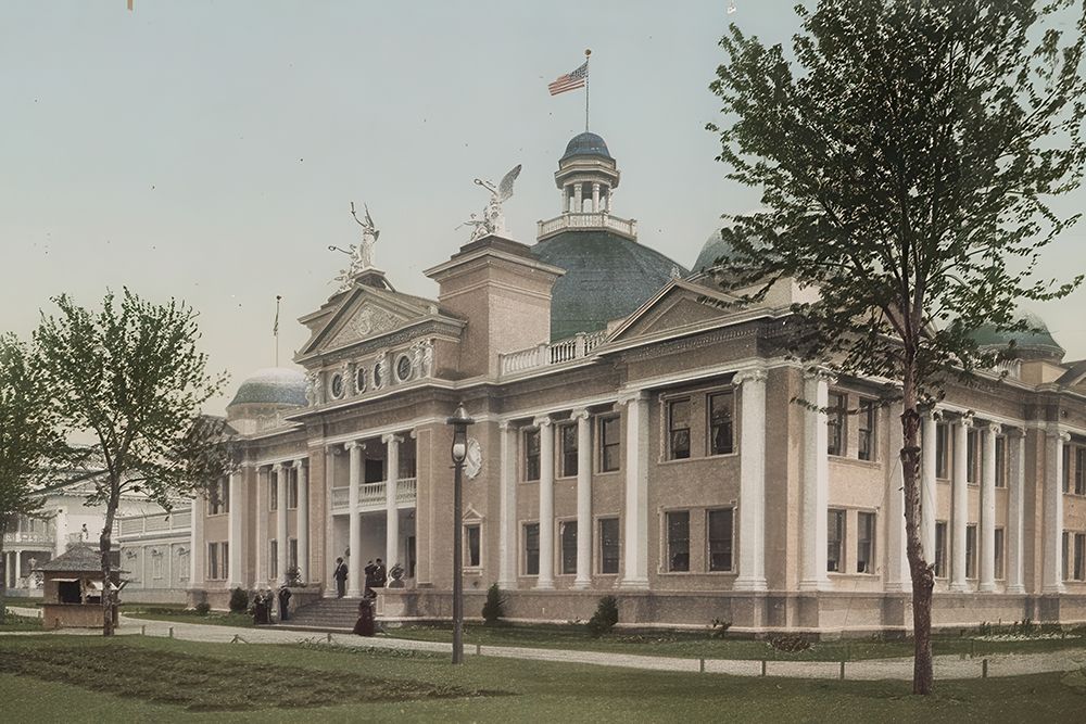 Nebraska Building Ca 1898 art print by Vintage Photochrom United States for $57.95 CAD