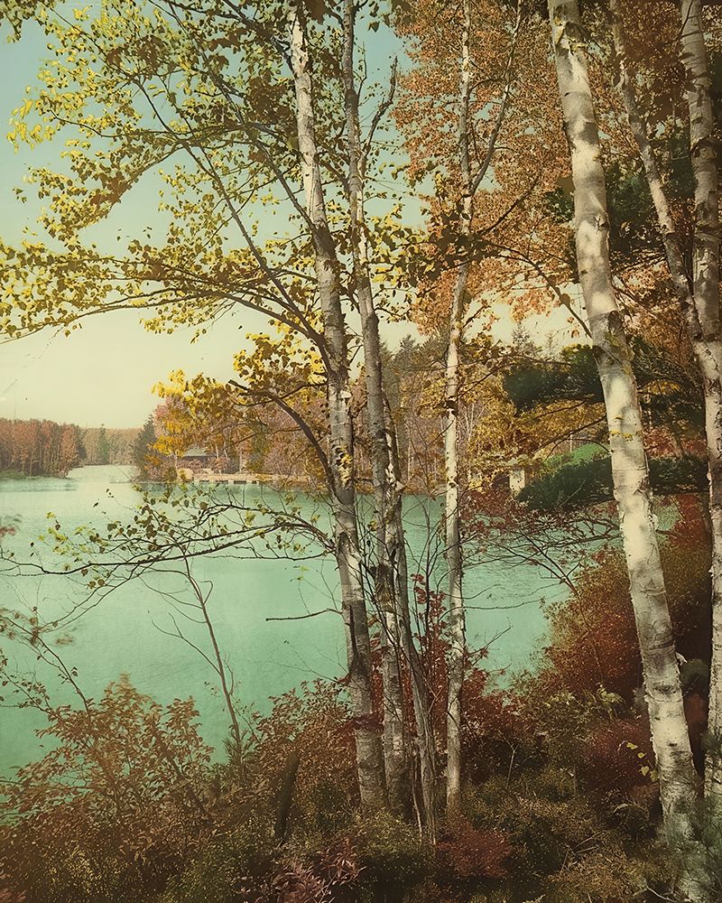 New York - the Inlet Spit-fire Lake Adirondack Mountains Ca 1903 art print by Vintage Photochrom United States for $57.95 CAD