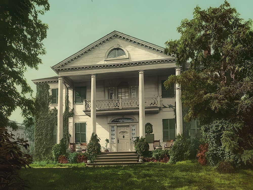 New York - the Jumel Mansion Washington Heights Ca 1903 art print by Vintage Photochrom United States for $57.95 CAD