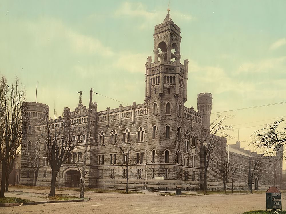 Ohio - Armory of the Ohio National Guard Cleveland Ca 1901 art print by Vintage Photochrom United States for $57.95 CAD