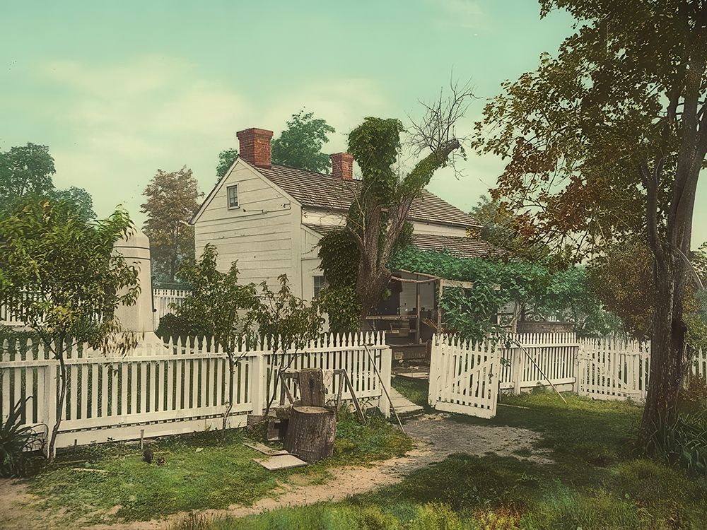 Pennsylvania - General Meades Headquarters Gettysburg Ca 1903 art print by Vintage Photochrom United States for $57.95 CAD
